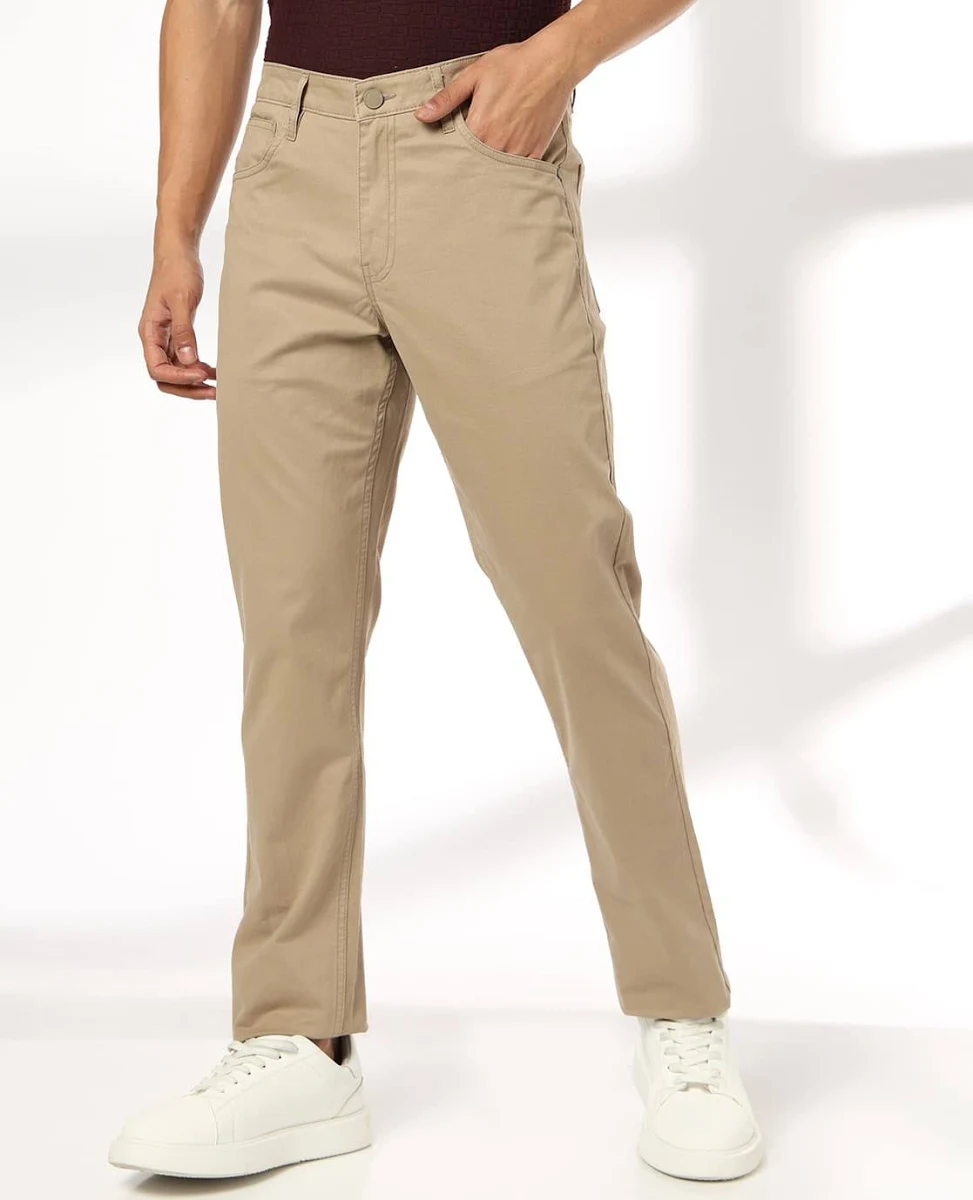 Slim Fit Casual Trousers